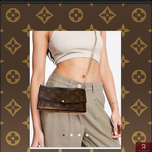 Louis Vuitton Handbags - Louis Vuitton monogram vintage wallet converted Crossbody